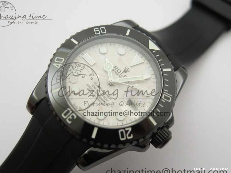 Best AAA Replica Sites Dial SA Strap Edition 2470 Cream Black 40mm 5GF Neat Rubber on Submariner Black Best Ceramic 1221